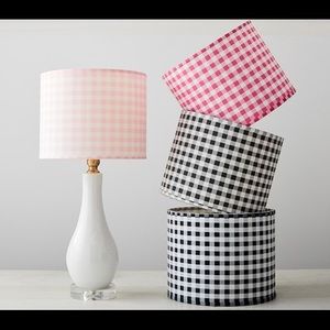 Pottery Barn Kids Gingham Lamp Shade ONLY
